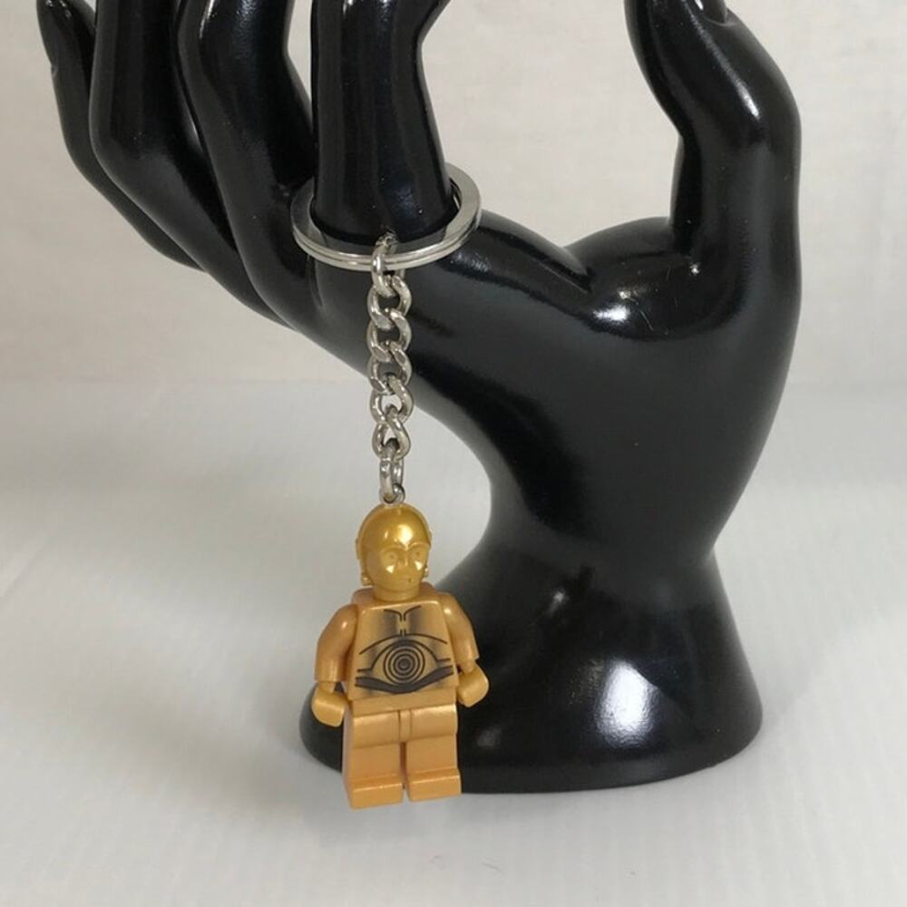 LEGOLAND Retired Star Wars C-3PO Gold Minifigure Key Chain Mint Condition